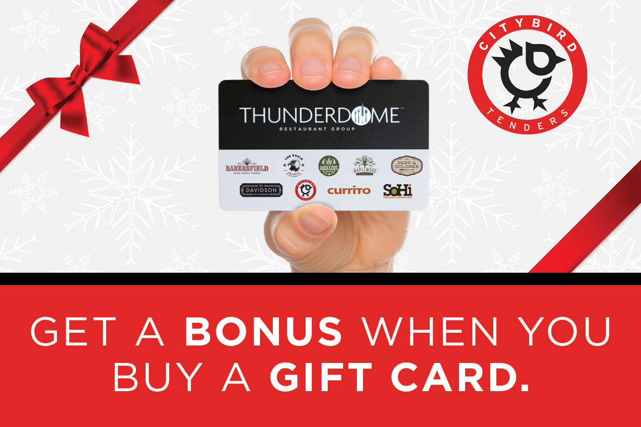 Get a bonus with giftcard purchase